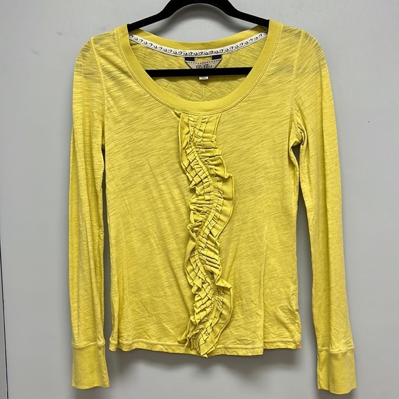 NWT Anthropologie Ric Rac Long Sleeve Top - Picture 1 of 5